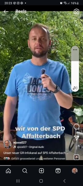 Präsentation des SPD Info-Kanals auf Instagram